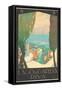 Poster Advertising Lago Di Garda, Riva, C. 1926-Antonio Simeoni-Framed Stretched Canvas