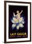 Poster Advertising 'Lait Gallia', 1931-French School-Framed Giclee Print