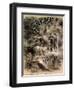 Poster Advertising "Lakme," Opera by Leo Delibes (1861-91)-Antonin Marie Chatiniere-Framed Premium Giclee Print