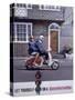 Poster Advertising Lambretta Scooters, 1963-null-Stretched Canvas