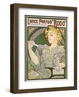 Poster Advertising Lance Parfum 'Rodo', 1896-Alphonse Mucha-Framed Giclee Print