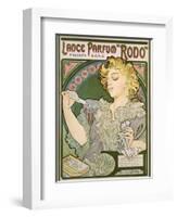 Poster Advertising Lance Parfum 'Rodo', 1896-Alphonse Mucha-Framed Giclee Print