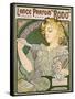 Poster Advertising Lance Parfum 'Rodo', 1896-Alphonse Mucha-Framed Stretched Canvas