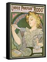 Poster Advertising Lance Parfum 'Rodo', 1896-Alphonse Mucha-Framed Stretched Canvas