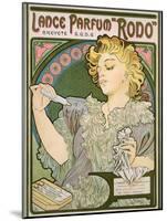 Poster Advertising Lance Parfum 'Rodo', 1896-Alphonse Mucha-Mounted Giclee Print