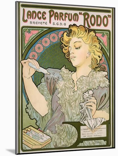 Poster Advertising Lance Parfum 'Rodo', 1896-Alphonse Mucha-Mounted Giclee Print