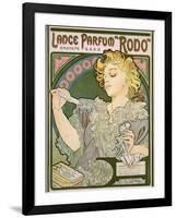 Poster Advertising Lance Parfum 'Rodo', 1896-Alphonse Mucha-Framed Giclee Print