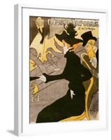 Poster Advertising "Le Divan Japonais", 1892-Henri de Toulouse-Lautrec-Framed Giclee Print