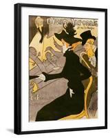 Poster Advertising "Le Divan Japonais", 1892-Henri de Toulouse-Lautrec-Framed Giclee Print