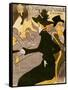 Poster Advertising "Le Divan Japonais", 1892-Henri de Toulouse-Lautrec-Framed Stretched Canvas