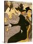 Poster Advertising "Le Divan Japonais", 1892-Henri de Toulouse-Lautrec-Stretched Canvas