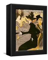 Poster Advertising "Le Divan Japonais", 1892-Henri de Toulouse-Lautrec-Framed Stretched Canvas