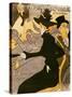 Poster Advertising "Le Divan Japonais", 1892-Henri de Toulouse-Lautrec-Stretched Canvas