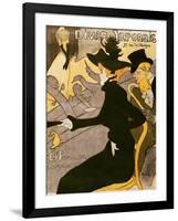 Poster Advertising "Le Divan Japonais", 1892-Henri de Toulouse-Lautrec-Framed Giclee Print