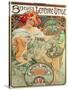 Poster Advertising 'Lefevre-Utile' Biscuits, 1896-Alphonse Mucha-Stretched Canvas
