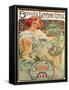 Poster Advertising 'Lefevre-Utile' Biscuits, 1896-Alphonse Mucha-Framed Stretched Canvas