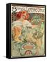 Poster Advertising 'Lefevre-Utile' Biscuits, 1896-Alphonse Mucha-Framed Stretched Canvas