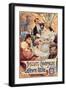 Poster Advertising 'Lefevre-Utile' Champagne Biscuits, 1896-Alphonse Mucha-Framed Premium Giclee Print
