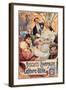 Poster Advertising 'Lefevre-Utile' Champagne Biscuits, 1896-Alphonse Mucha-Framed Giclee Print