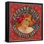 Poster Advertising 'Lefevre-Utile Gauffrettes Vanille', 1897-Alphonse Mucha-Framed Stretched Canvas