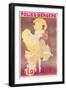Poster Advertising Loie Fuller at the Folies Bergeres, 1897-Jules Chéret-Framed Giclee Print