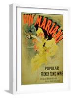 Poster Advertising "Mariani Wine, Popular French Tonic Wine"-Jules Chéret-Framed Giclee Print