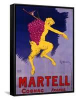 Poster Advertising Martell Cognac, C. 1920-Leonetto Cappiello-Framed Stretched Canvas