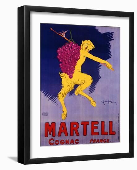 Poster Advertising Martell Cognac, C. 1920-Leonetto Cappiello-Framed Giclee Print