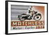 Poster Advertising Matchless Motor Bikes, 1939-null-Framed Giclee Print