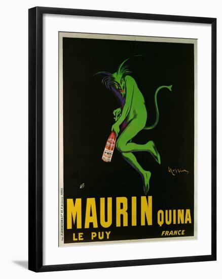 Poster Advertising 'Maurin Quina', Le Puy, France-Leonetto Cappiello-Framed Giclee Print