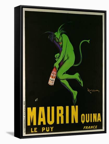 Poster Advertising 'Maurin Quina', Le Puy, France-Leonetto Cappiello-Framed Stretched Canvas