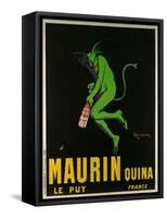 Poster Advertising 'Maurin Quina', Le Puy, France-Leonetto Cappiello-Framed Stretched Canvas