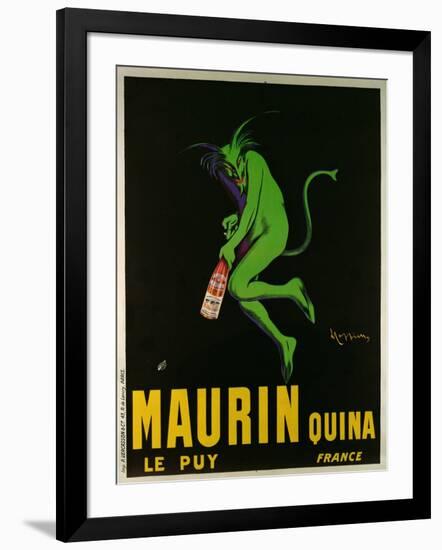 Poster Advertising 'Maurin Quina', Le Puy, France-Leonetto Cappiello-Framed Giclee Print