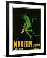 Poster Advertising 'Maurin Quina', Le Puy, France-Leonetto Cappiello-Framed Giclee Print