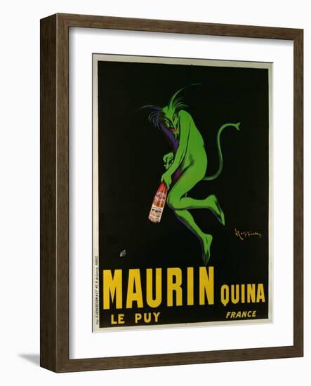 Poster Advertising 'Maurin Quina', Le Puy, France-Leonetto Cappiello-Framed Giclee Print