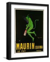 Poster Advertising 'Maurin Quina', Le Puy, France-Leonetto Cappiello-Framed Giclee Print
