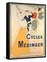 Poster Advertising Medinger Bicycles, 1897-Georges Bottini-Framed Stretched Canvas