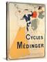 Poster Advertising Medinger Bicycles, 1897-Georges Bottini-Stretched Canvas