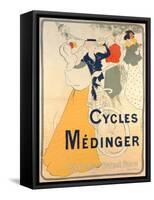 Poster Advertising Medinger Bicycles, 1897-Georges Bottini-Framed Stretched Canvas