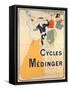 Poster Advertising Medinger Bicycles, 1897-Georges Bottini-Framed Stretched Canvas