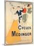 Poster Advertising Medinger Bicycles, 1897-Georges Bottini-Mounted Giclee Print