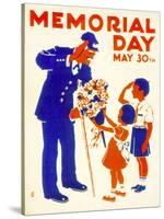 Poster Advertising Memorial Day on the 30th May, 1942-null-Stretched Canvas