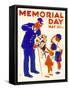 Poster Advertising Memorial Day on the 30th May, 1942-null-Framed Stretched Canvas