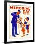 Poster Advertising Memorial Day on the 30th May, 1942-null-Framed Giclee Print