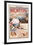 Poster Advertising Menton as a Winter Resort-V. Nozeran-Framed Giclee Print