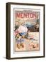 Poster Advertising Menton as a Winter Resort-V. Nozeran-Framed Giclee Print