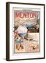 Poster Advertising Menton as a Winter Resort-V. Nozeran-Framed Giclee Print