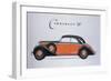 Poster Advertising Mercedes-Benz Cars, 1939-null-Framed Giclee Print