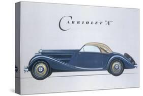 Poster Advertising Mercedes-Benz Cars, 1939-null-Stretched Canvas