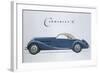 Poster Advertising Mercedes-Benz Cars, 1939-null-Framed Giclee Print